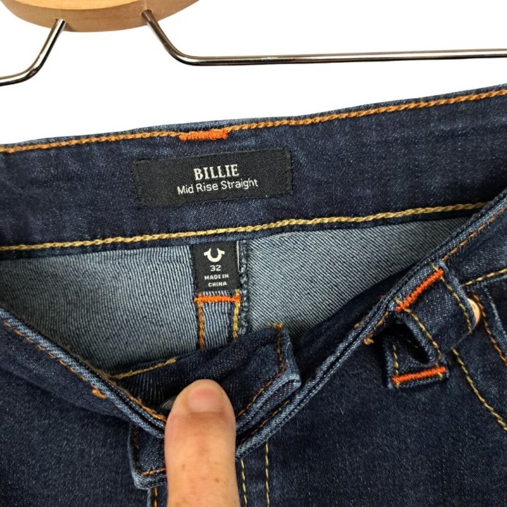 True Religion Billie Mid Rise Straight Jeans - Picture 7 of 11